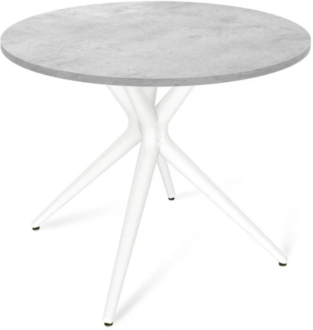 Стол SHT-TU30/90 ЛДСП белый/бетон Чикаго светло-серый Sheffilton SHT-TU30 9936304104