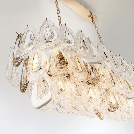 Подвесная люстра хрустальная Modelux ML.6775.1125 GD