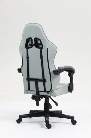 Кресло спортивное TopChairs Phantom серо-голубой арт.УТ000039475