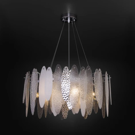 Подвесная люстра Wi-Fi Bogate's Canaria 324/8 (220V, управление смартфоном, голосовое управление, умный дом - Minimir Home, Алиса, Маруся, Салют, на тросе, круглые)