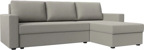 Диван угловой Траумберг Лайт правый угол (Бежевый/Рогожка) Лига Диванов арт.121137