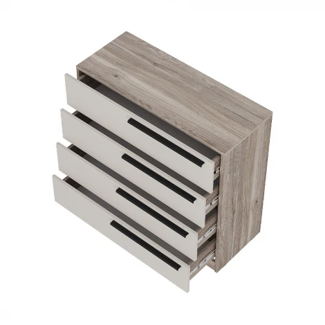 Комод БТС КМ-02, Дуб смоки, Кашемир