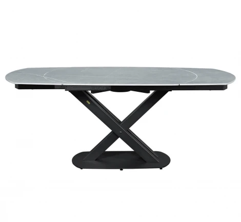 Стол раскладной Sheffilton SHT-T75 серый светлый/черный 4830351301