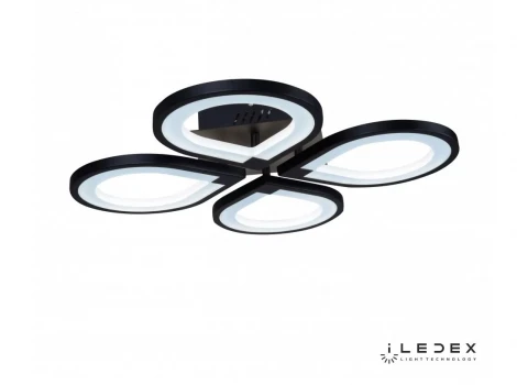 Потолочная люстра iLedex Clover 6885/4 BK (220V, пульт управления, цветы)