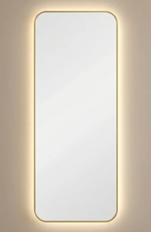 Smart XL LED Gold Зеркало в полный рост в раме с подсветкой Art-Zerkalo SM007LGL 13949
