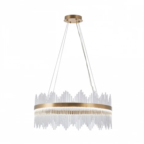 Подвесная люстра Arte Milano Venezia 311033/D800 BS (регулировка яркости, LED, 220V, хрусталь, пульт управления, на тросе, круглые)