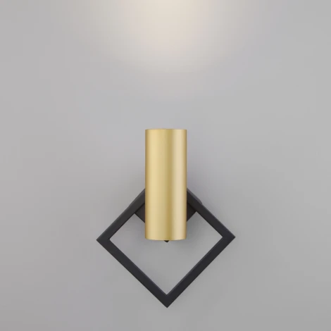 Спот Eurosvet Turro 20091/1 LED черный/ золото (220V)