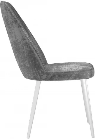 Стул DikLine 326 M13 светло-серый, ножки белые арт.00-00073763