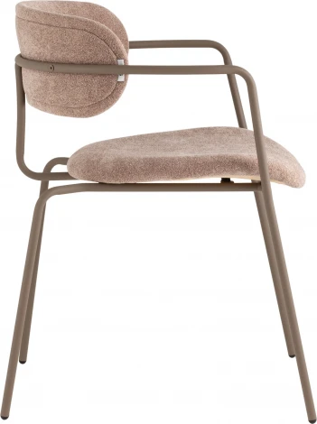 Стул Дженни букле бежевый каркас бежево-серый матовый Stool Group (арт.УТ000039183)