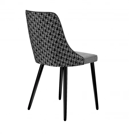 Стул DikLine 286 SB6/A3 св. серый, ножки черные арт.00-00079933
