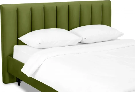 Кровать Queen II Sofia L 1600 ОГОГО (арт.577450), (Ткань/Зеленый)