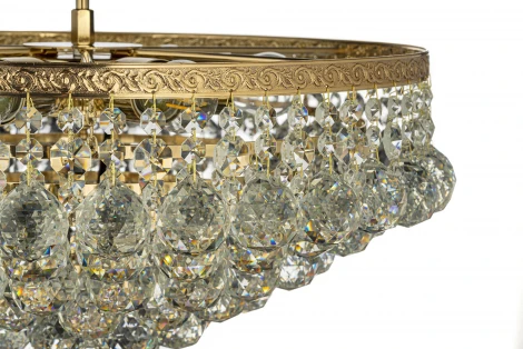 Потолочная люстра буше Arti Lampadari Castellana E 1.3.46.501 G (220V, хрусталь)