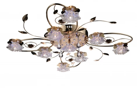 Потолочная люстра Arte Lamp Elisa A3106PL-8-1GO