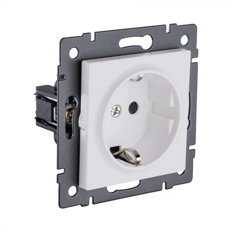 Розетка штепсельная SCHUKO 16A/250 В белый матовый Kollinger REA-002WM для Aspekt, Eleganz, Reflex
