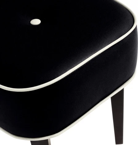 Табурет Handy SQ ОГОГО (арт.694265), (Ткань/Черный)