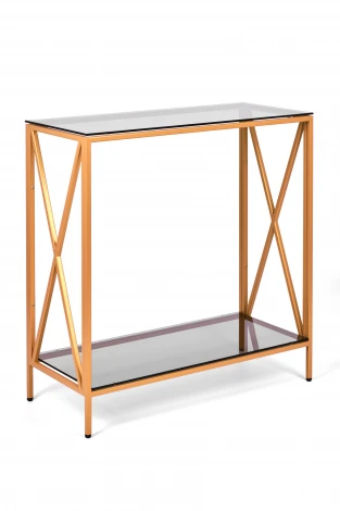 Консольный стол AllConsoles 1033-CG grey золотой