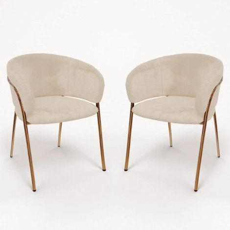 Стул Serene Enchantment Hesby (Металл/Бежевый) арт.HSBI_HTC0255_beige_2