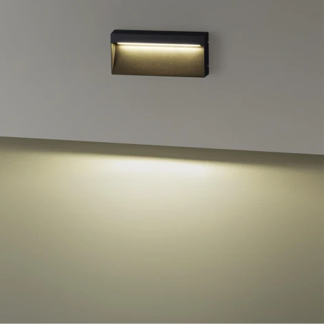 Подсветка для лестниц встраиваемая Odeon Light Vitty 6649/5WL3 черный/металл/акрил IP54 LED 5W 3000K 220V