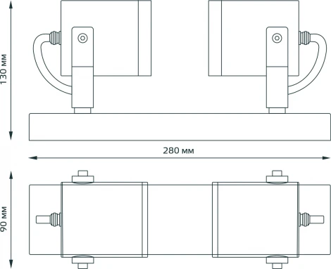 Архитектурная подсветка Gauss Sonata GD153 (220V, IP54)
