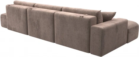 Диван угловой Лига-036 НПБ Модерн Лонг левый угол Лига Диванов (Велюр) арт.127755L