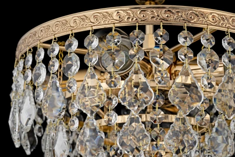 Потолочная люстра буше Arti Lampadari Castellana E 1.3.30.602 G (220V, хрусталь)