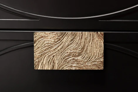 Тумба прикроватная черная 60*50*40см Garda Decor арт.151SV-00008