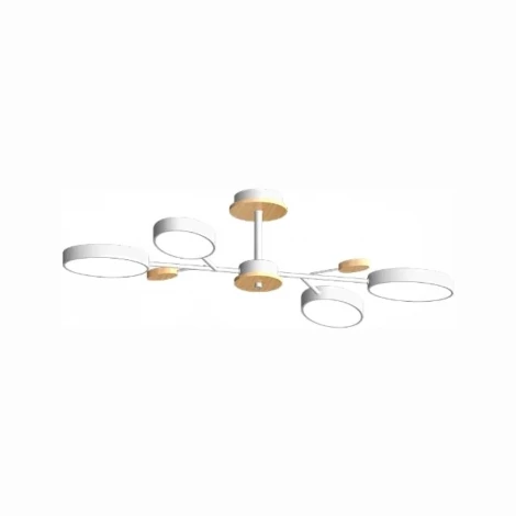 Потолочная люстра светодиодная на штанге LED4U LED4U L3219-830 WH