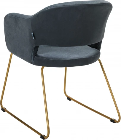 Кресло Oscar Diag grey/Линк золото R-Home арт.410118144h_Diag grey