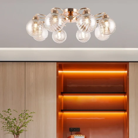 Потолочная люстра Arte Milano AMALFI-329207 329207/8 GD (220V)