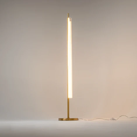 Торшер Maytoni Loom MOD258FL-L15BS3K (LED, 220V, выключатель, круглые)