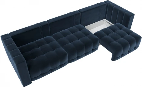 Диван прямой Лига-052 НПБ Лонг Лига Диванов (Велюр) арт.128776