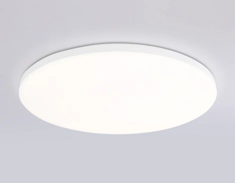 Потолочный светильник RGB круглый светодиодный с пультом и управлением смартфоном Ambrella ORBITAL FZ2002 (220V, умный дом - Алиса, Tuya Smart, Алекса, Smart Home, круглые, IP54)