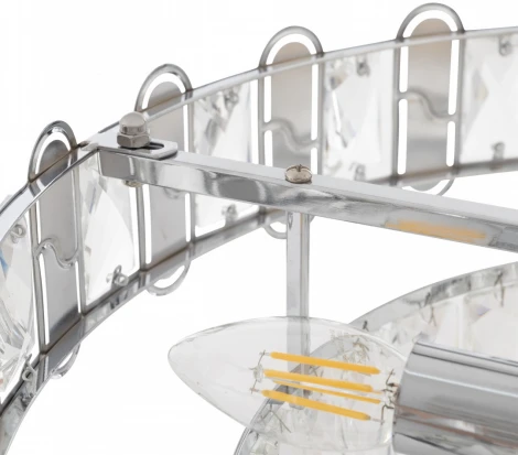 Потолочная люстра каскадная хрустальная Arte Milano Sorrento-8109 378109/7/470 CR (220V)