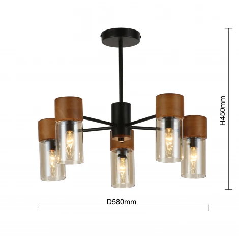 Потолочная люстра F-Promo Torr 2633-5P