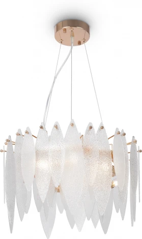 Подвесная люстра Lucrecia FR5217PL-05FG Freya (220V, на тросе, круглые)