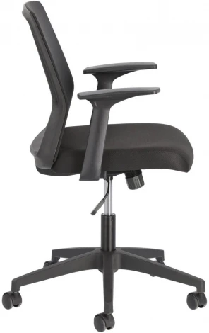 Обеденный стул La Forma (ex Julia Grup) Nasia (Черный/ Пенополиуретан,Пластик,Пена,Полипропилен,Сталь,Фанера)