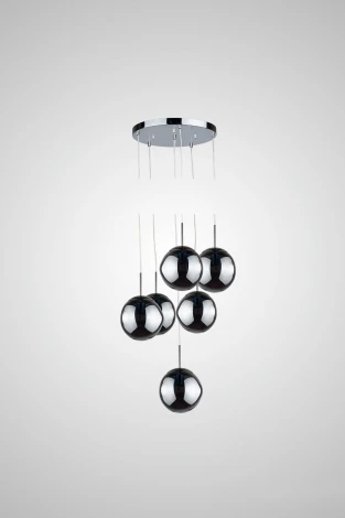 Подвесной светильник AM Group AM352 AM352-6CH (220V, на проводе, шар)