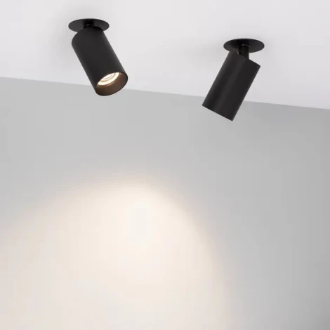 Встраиваемый точечный светильник SP-GABI-BUILT-FLAP-R50-9W Day4000 (BK, 60 deg, 230V) (Arlight, IP40 Металл) 052353 (LED)