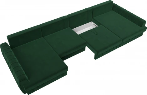 Диван П-образный Лига-057 НПБ Лонг Лига Диванов (Велюр) арт.129328