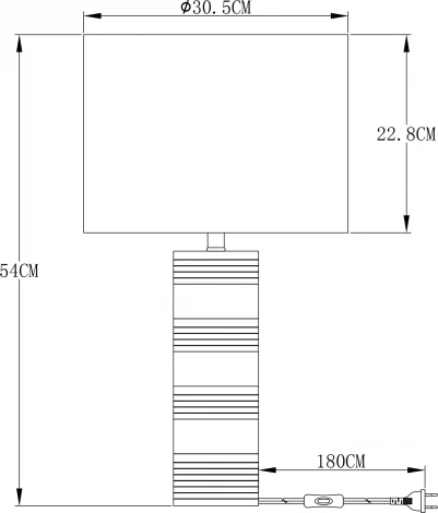 Настольная лампа Arte Lamp A5057LT-1AB (220V, круглые)