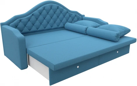 Диван детский прямой Сойер (Голубой/Рогожка) Лига Диванов арт.123172