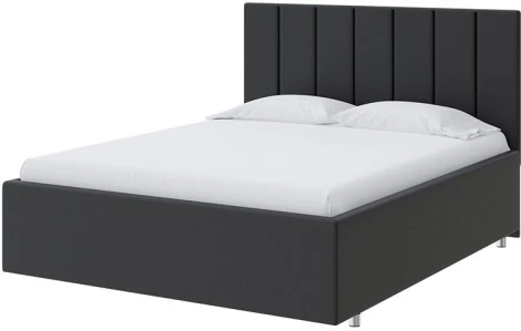 PROxSON Кровать Modern Large (Экокожа Черный) 200x200