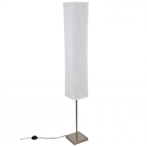 Торшер E27, 2х60W. механический выключатель, белый Uniel UML-T400 2хE27 WHITE