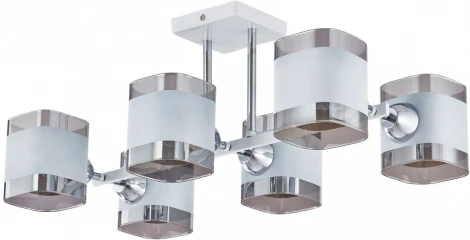 Потолочная люстра на штанге Arte Milano AMALFI 329809/6 WH+CR (220V)