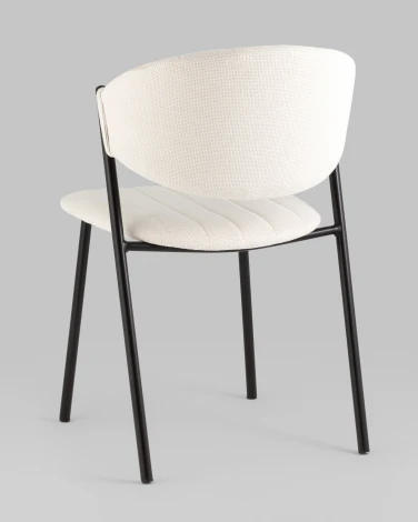 Стул Харпер ткань рогожка молочный Stool Group арт.УТ000036751