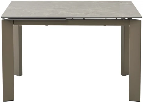 Стол CORNER 120 MATT LATTE STONE SOLID CERAMIC / TAUPE, ®DISAUR