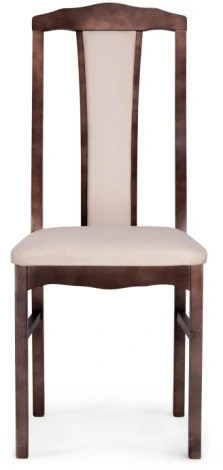 Деревянный стул Woodville Гроджин бежевый / орех 528934