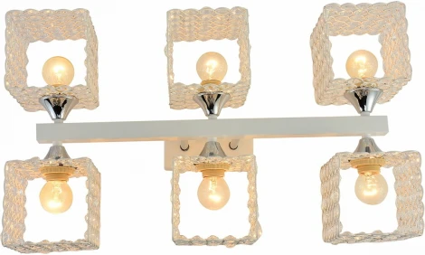 Потолочная люстра на штанге Reluce 01335-0.3-06 WH+CR (220V)