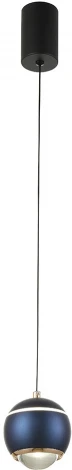 Подвесной светильник Crystal Lux CARO SP LED BLUE (220V, на проводе, шар)