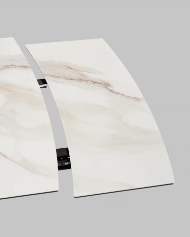 Стол Галац 120*80 см столешница стекло белое Stool Group арт.УТ000041593